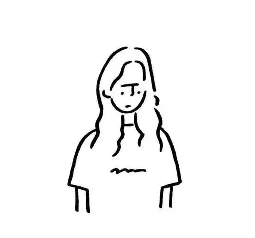 极简主义头像是ins的kaerusensei稀饭