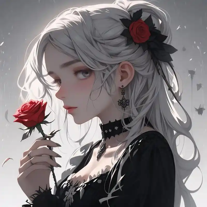 94暗黑系冷酷女生头像92 沉醉于黑暗中的女神们,带着神秘与冷酷