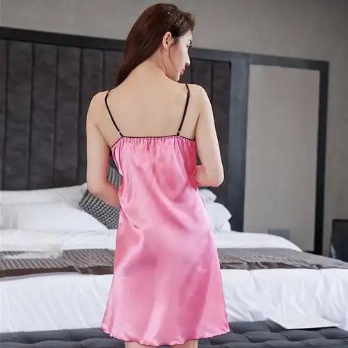 性感睡衣女夏睡裙冬吊带真丝韩版夏天可爱丝绸冰丝大码秋吊带睡衣