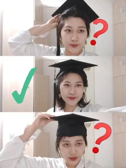 戴学士帽|毕业帽的三种方式|正确方式