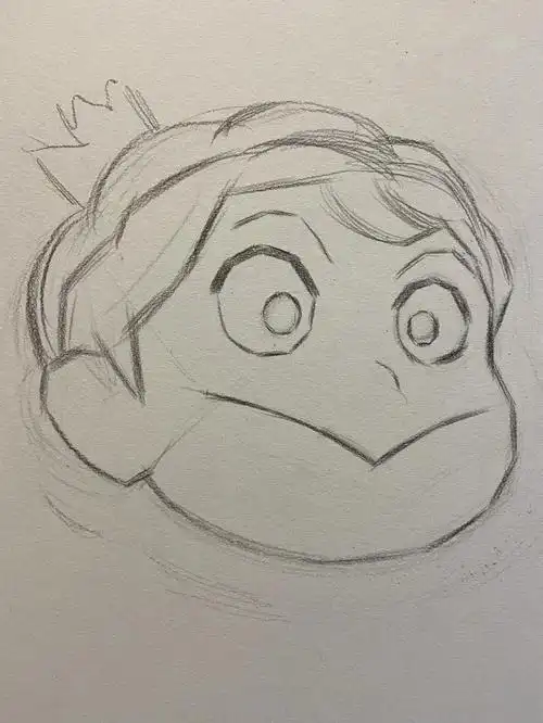 这个不算是素描吧,看女朋友看这个动漫了.