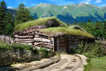 风景如画,有老房子照片