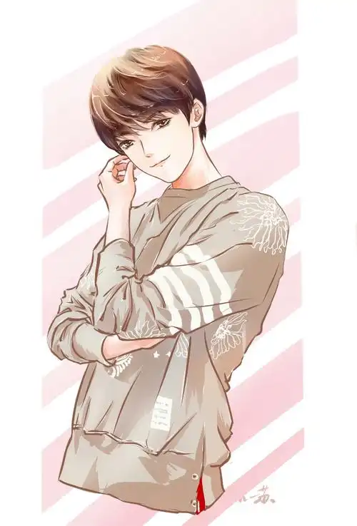 杨洋大触手绘二次元脸好好看