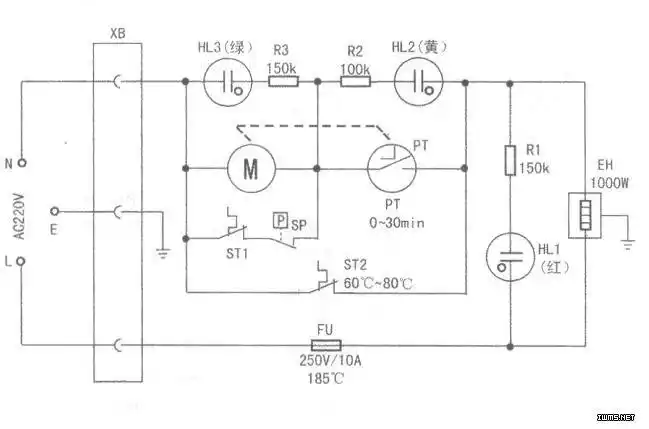 九阳电压力锅电路图