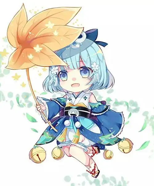 16:55:30q版头像/素材/q版头像底图/蓝色/动漫@二猫呐收集 侵删人物图