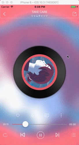 reactnative封装音乐播放器组件