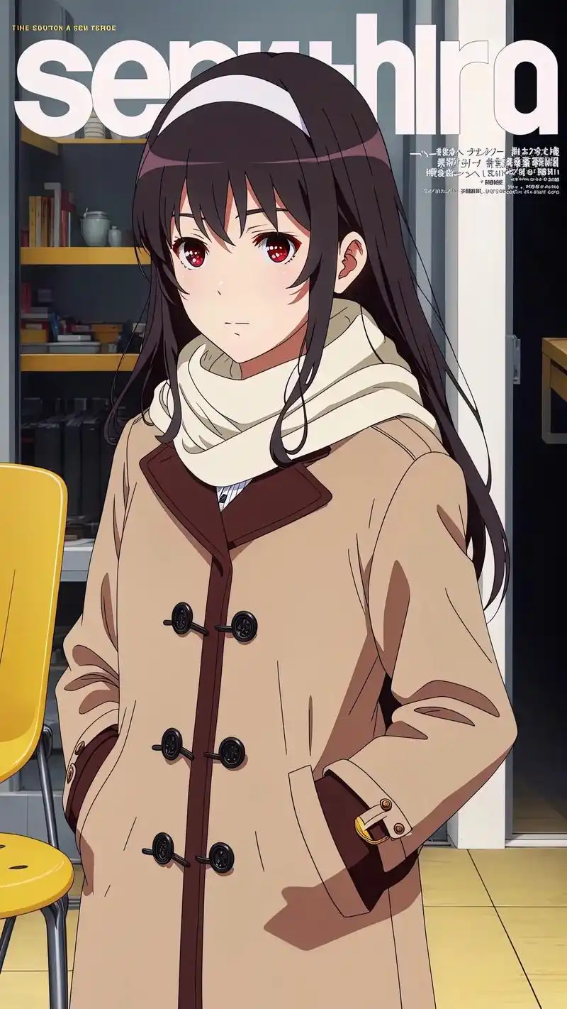 诗羽学姐1.#路人女主的养成方法 #霞之丘诗羽 #ai绘画  - 抖音