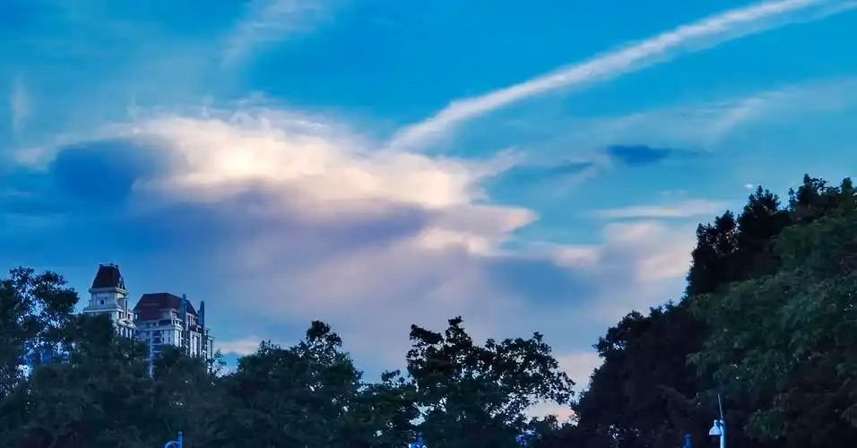 傍晚的云彩_风景_poco摄影,广州