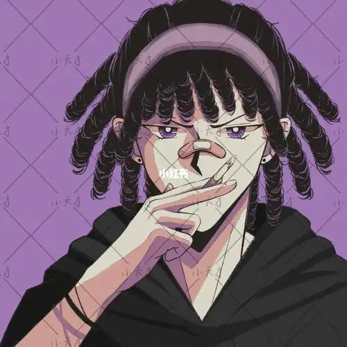 脏辫动漫头像图片cp