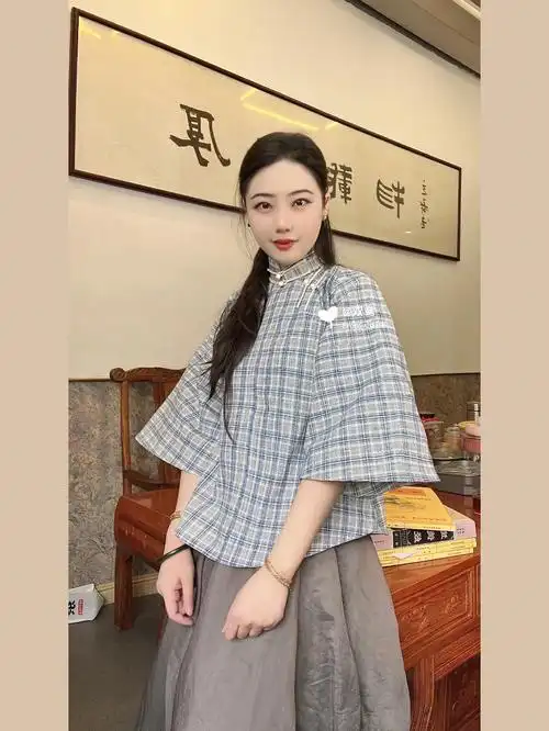 日常学生气的土布小衫分享