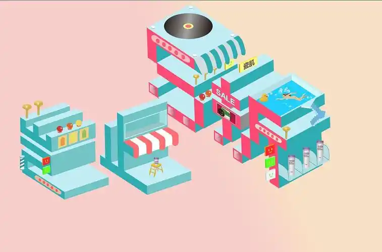 打卡week2#临摹 ai3d立体风促销海报