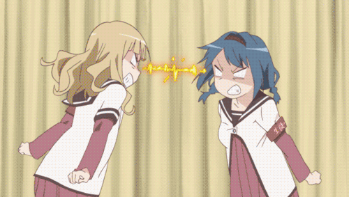 动漫女孩女生的独特技能搞笑gif动图_动态图_表情包下载_soogif