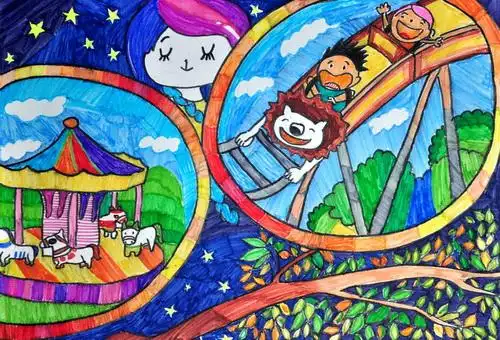 少儿书画作品-《梦》/儿童书画作品《梦》欣赏_中国少儿美术教育网