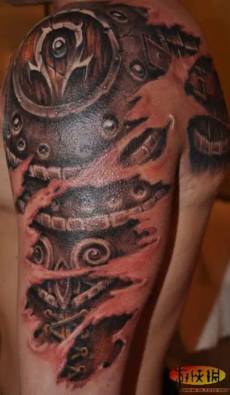 我勒个去国外玩家wow主题纹身大集合