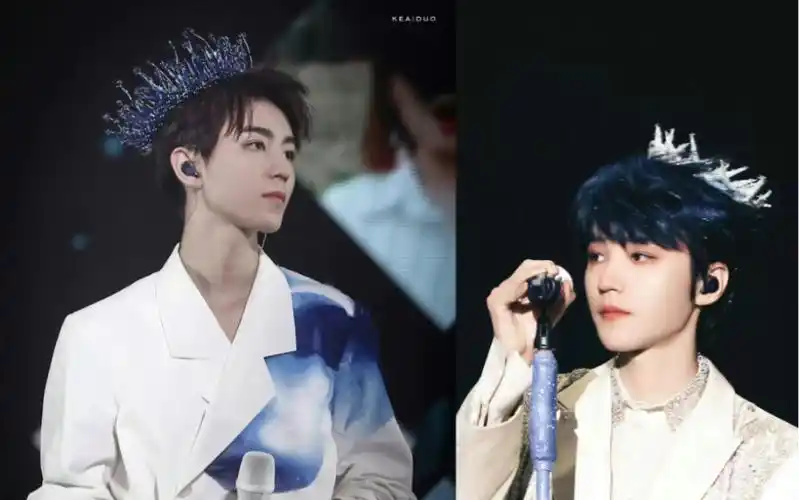 【王俊凯】救命…这是搞到真王子了!四年今昔对比的皇冠造型!