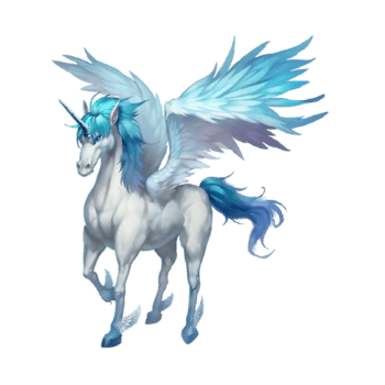 展翅飞行独角兽