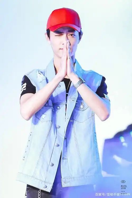 肖战双手合十,感恩之心无言以表