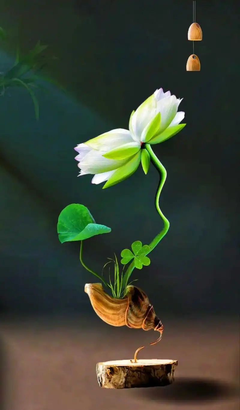 荷花是我最爱但愿你也喜欢一花