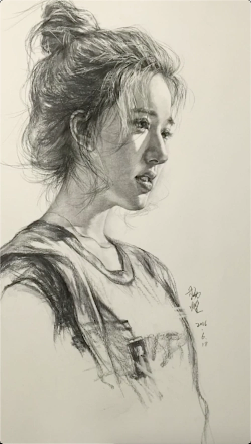 素描头像优秀作品