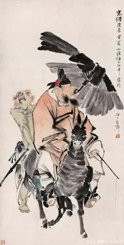 范曾画钟馗:作品比不过任伯年,造型准确却缺少人物的精气神