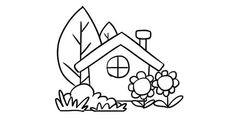 画 - 简笔画 - 懂得美丽的花园图片简笔画图片漂亮花园简笔画2花园