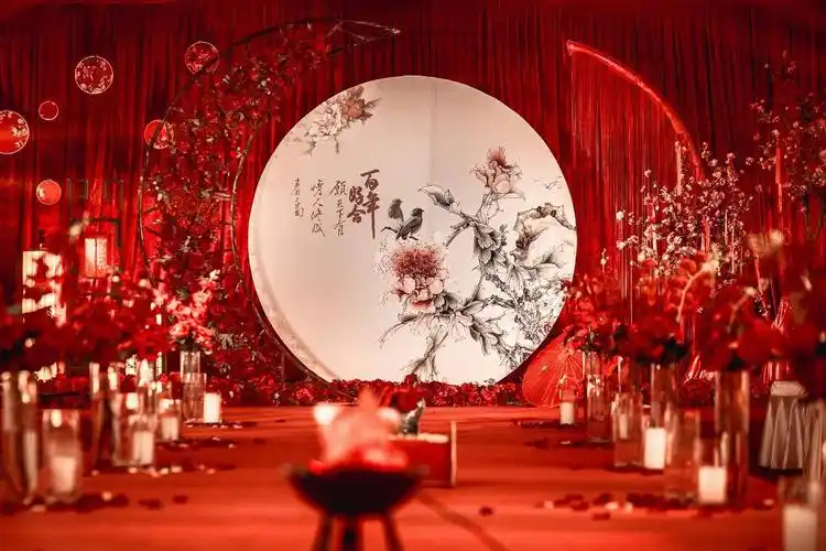 觅屿中国风红色系婚礼