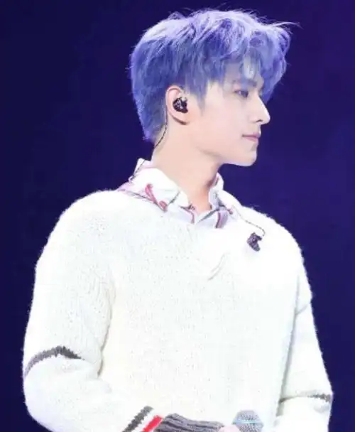 杨洋蓝色发型刷新对颜值新认知,网友:漫画里走出来的少年