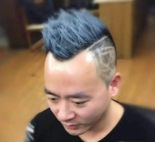 飞机头发型图片