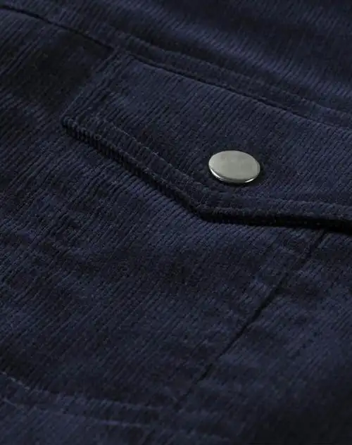 男款藏青色夹克