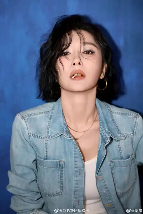 秦岚短发羊毛卷