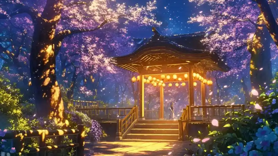 画师推荐~二次元/动漫风景壁纸(唯美樱花)