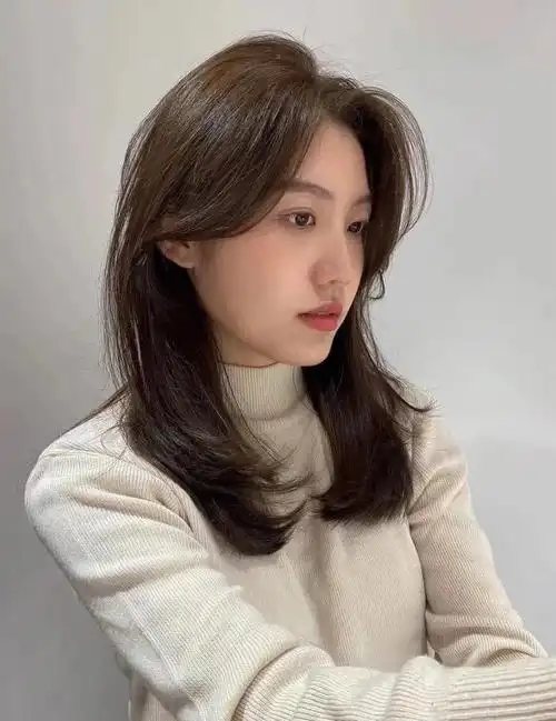 减龄锁骨发型超显瘦显小