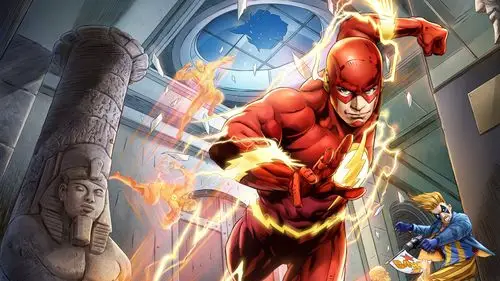 壁纸 闪电侠,dc漫画英雄