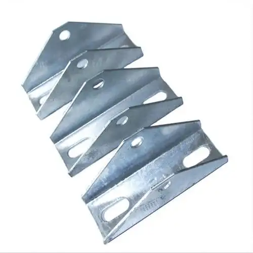 厂家直销太阳能光伏组件光伏配件热镀锌三角连接件两孔底座直链接