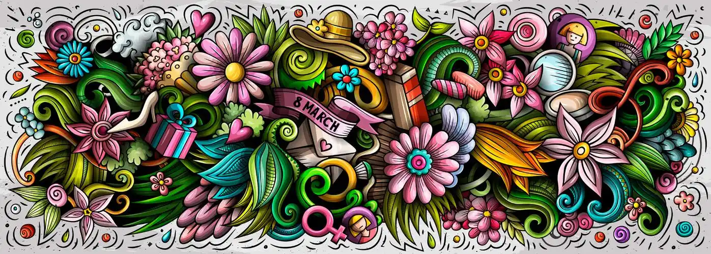 季节性有趣的对象和 i>元 /i> i>素 /i>海报设计.