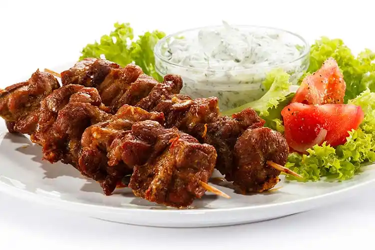 烤肉串,羊肉串,猪肉串,烤串,烧烤,肉类,美味,餐饮美食,烤肉串图片