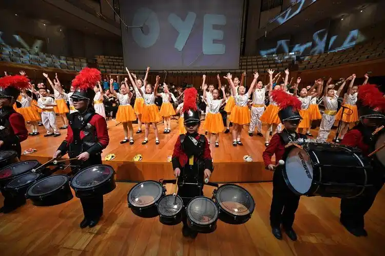 大剧院"高参小"美育成果上演,每位小观众都是音乐会表演者