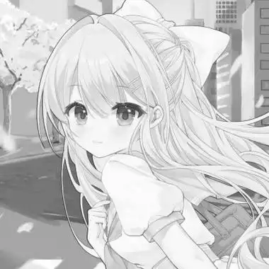 漫画头像女生唯美黑白83张_女生动漫头像_头像屋