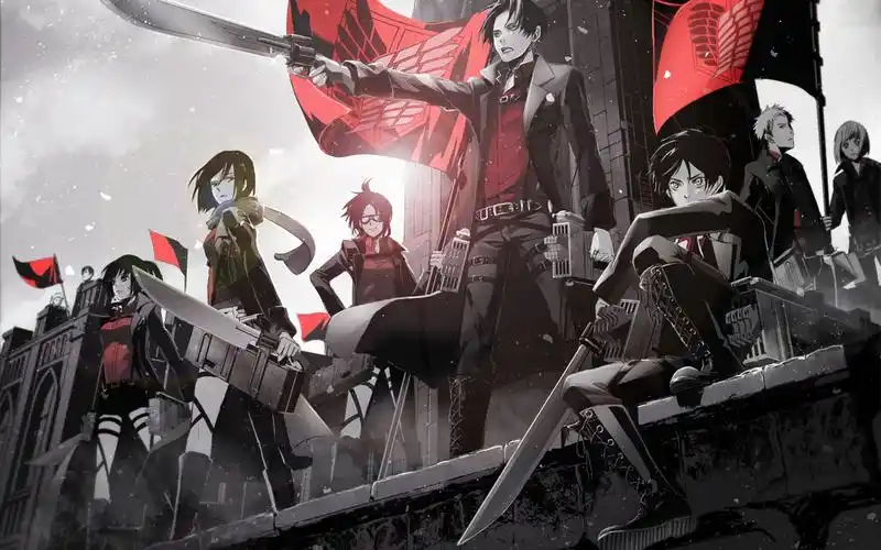 进击的巨人热血炫酷桌面壁纸