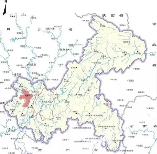 铜梁区位图.重庆市规划局供图 华龙网发