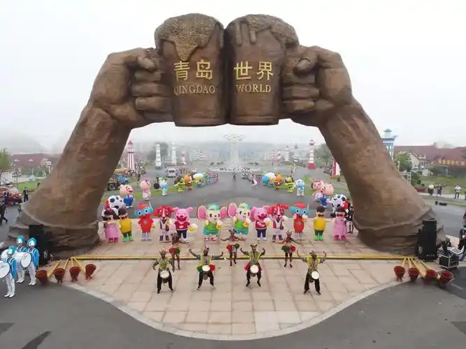 青岛西海岸新区金沙滩啤酒城今日盛装开城17天狂欢模式激情开启