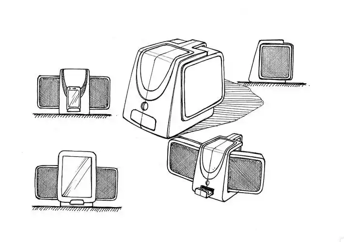 之前画过的产品草图蓦然回首