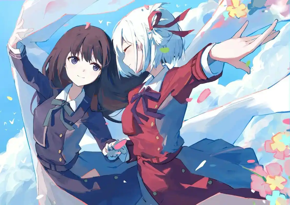 多图预警 高清动漫壁纸～莉可丽丝横屏 - 抖音