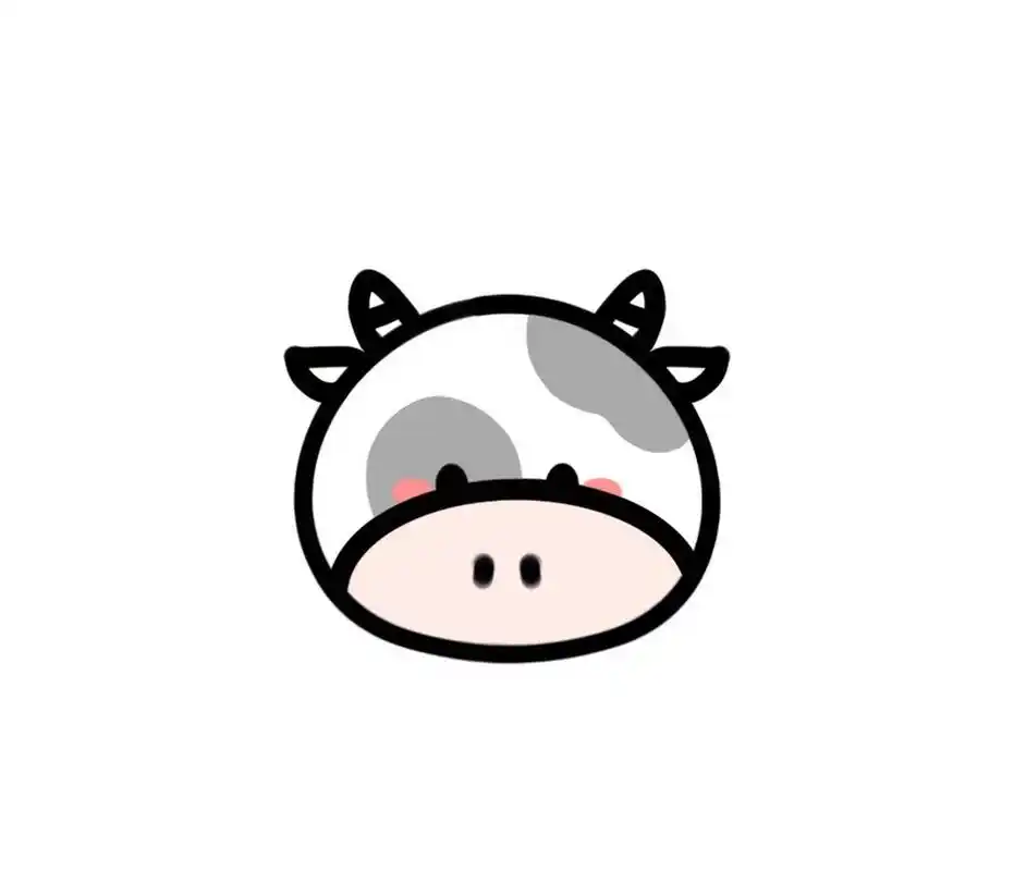 超简单简笔画小奶牛,看完不会找我 画画 奶牛 牛 简笔画 可爱 画画