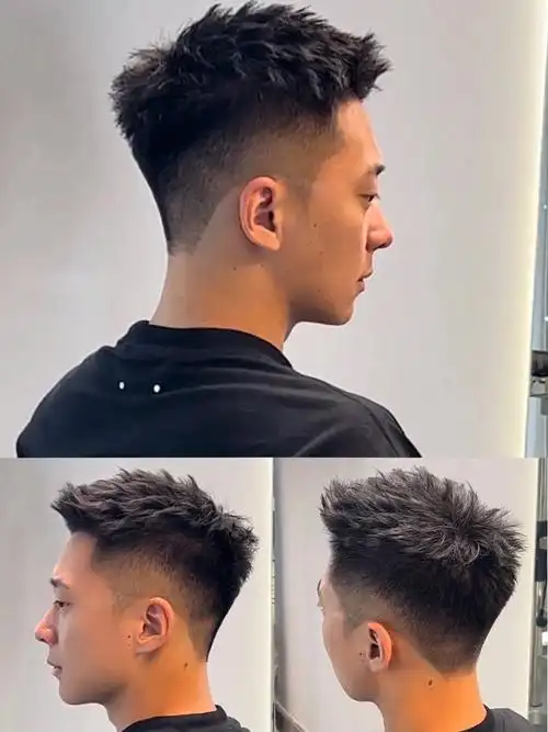 92男生飞机头发型推荐-抓刺发型
男