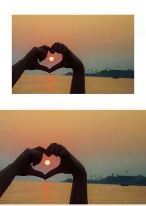 情侣心手势图片464手绘卡通女孩手语比心免抠素材250比心150双手比心