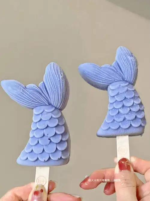 大尾巴鱼雪糕#雪糕#与君