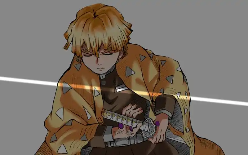 【板绘】霹雳一闪 我妻善逸