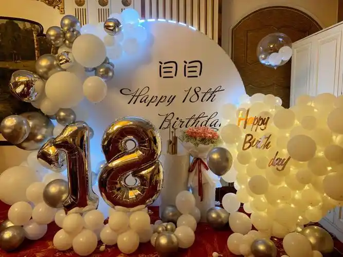 德州18岁成人礼德州18岁生日布置生日派对