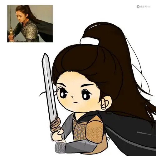 楚乔传 q版 赵丽颖 好久了呢